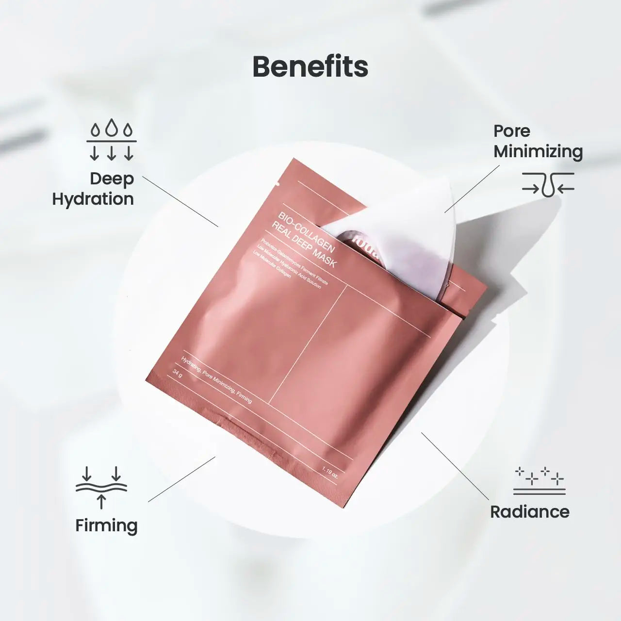 BIODANCE Bio-Collagen Real Deep Mask, Hydrating Overnight Hydrogel