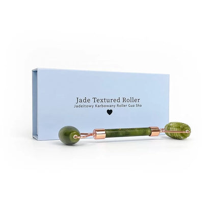 Gua Sha Jade Roller | Gua Sha Stone | Gua Sha Tool Grooved